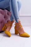 Women's Stiletto pumps Yellow Traffic