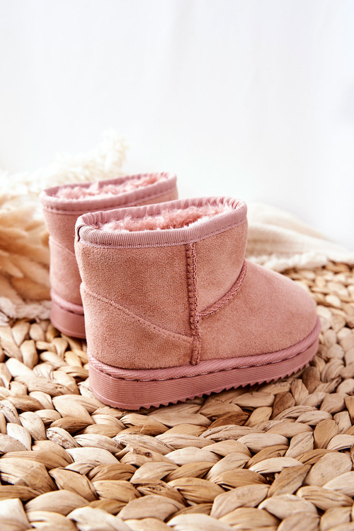 Kids' Warm-up Snow Boots Pink Gooby