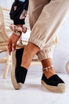 Slip-on Suede Espadrilles Black Lesley