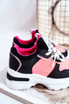 Children's Sport Shoes With Glitter Black-Pink Matylda