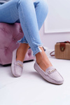 Mokassins Women's Lightweight Eco-suede Lilac Pink Think