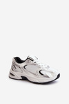 Women's Sports Shoes Sneakers White-Black Leranea