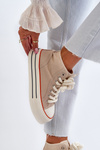 Women's Platform Sneakers Beige Aineri