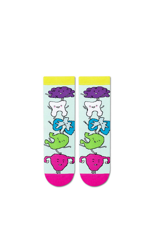 Set of children's socks Zooxy mixTURY Organs 2 pairs