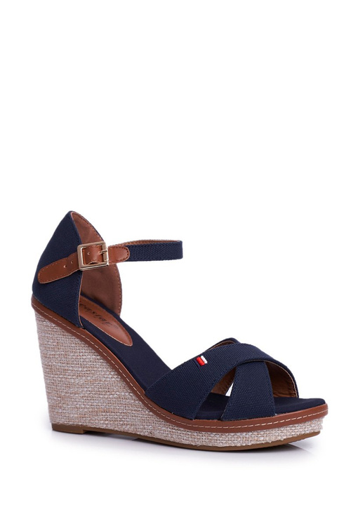 Women's Sandals with Heels Navy Blue LaMane