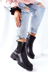 Women's Insulated Chelsea Boots Black Roulette