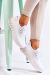 Women's sports material shoes White Lenney
