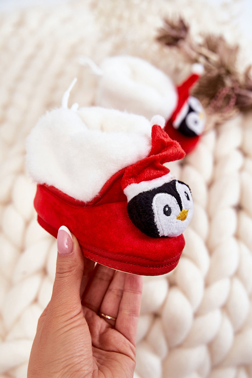 Children's Warm Penguin Red 