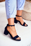 Women's Sandals Eco-Suede Navy Oh Baby!