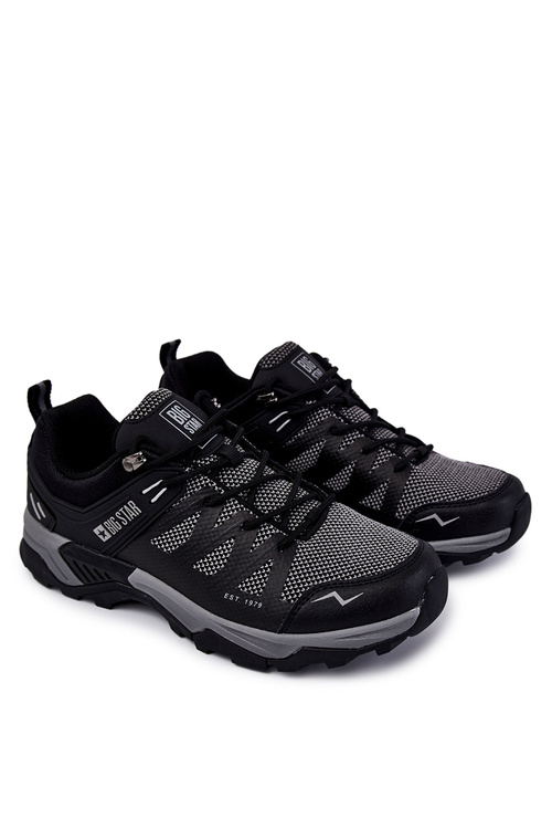 Men's Sport Shoes Trappers Memory Foam Big Star KK174105 Black