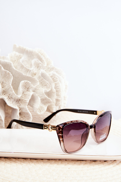 Okulary Przeciwsłoneczne UV400 Damskie Brązowe