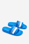 Women's Striped Slippers Navy Blue Vision