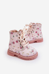 Kids' Insulated Zip-up Boots Pink Dolida