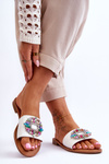 Women's Fashionable Sandals With Decoration White Halsey