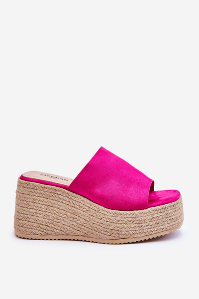 Women's Wedge And Platform Slippers Fuchsia Ysabel