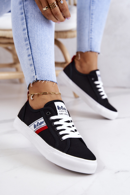 Tenisówki Trampki Czarne Lee Cooper LCW-22-31-0832L