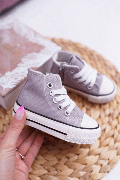 Kids High Sneakers Grey Filemon