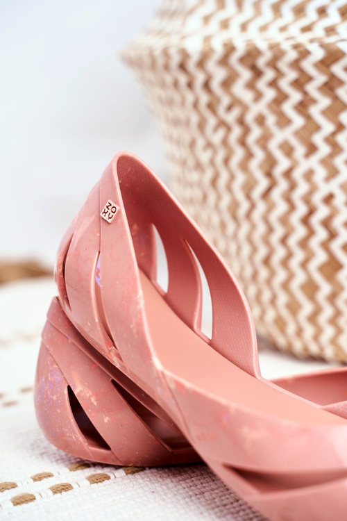 Damskie Baleriny Pachnące Gumowe ZAXY Nude Beż FF285054