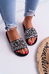 Women's Flip Flops Black Glamour