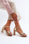 Women's Golden Wedge Sandals Pyrrette