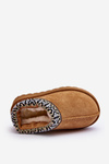 Children's Slippers Slipped Insulated Camel Olivane