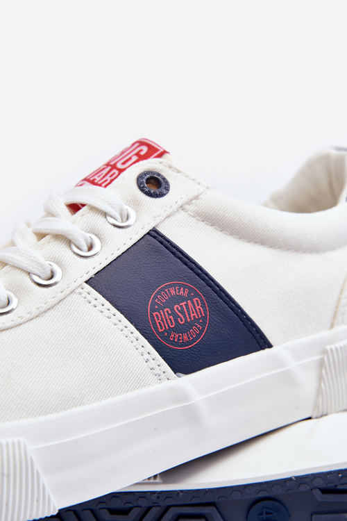 Men's Fabric Sneakers Big Star JJ174253 White