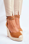 Women's Sandals On Anchor Flax Camel Canterola