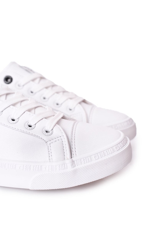 Men's Leather Sneakers Big Star HH174037 White