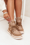 Women's Ankle Boots Platform Camel Liorae