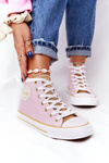Women's High Sneakers Big Star HH274447 Pink