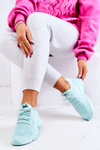 Sneakersy Buty Sportowe Skarpetkowe Miętowe Nolene