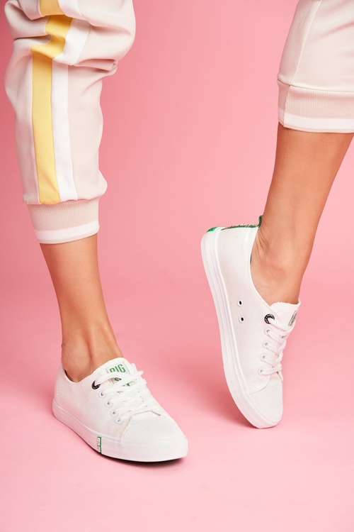 Women's Big Star Sneakers FF274088 White-Green
