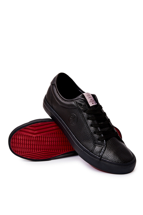 Men's Leather Sneakers Cross Jeans JJ1R4022C Black