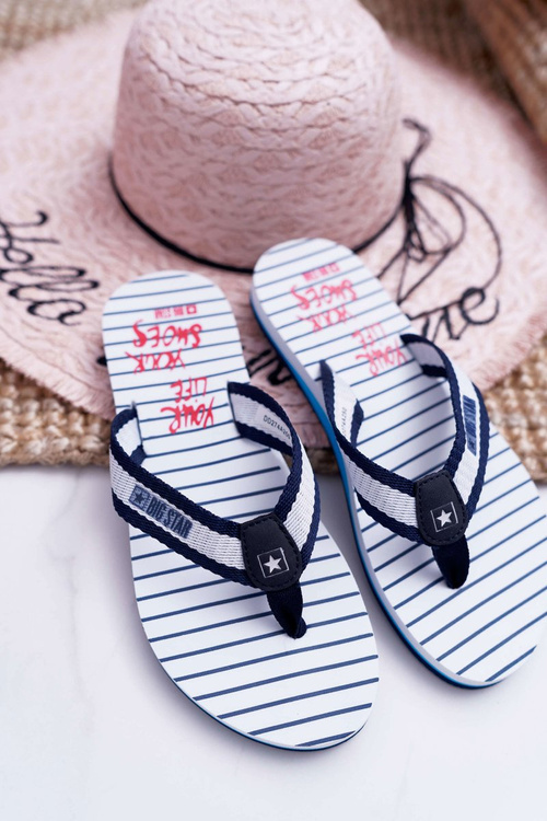 Women's Flip Flops Big Star DD274A250 Navy Blue