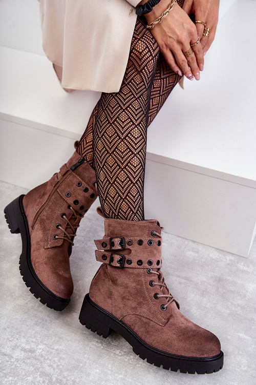 Women's Suede Warm Boots Bright brown Silvor