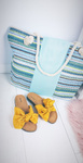 Large Beach Bag Sling Bag Mint