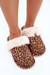Women's slippers with fur Panterka Aceline