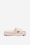 Foam Slippers With Cutouts Light Beige Neladith