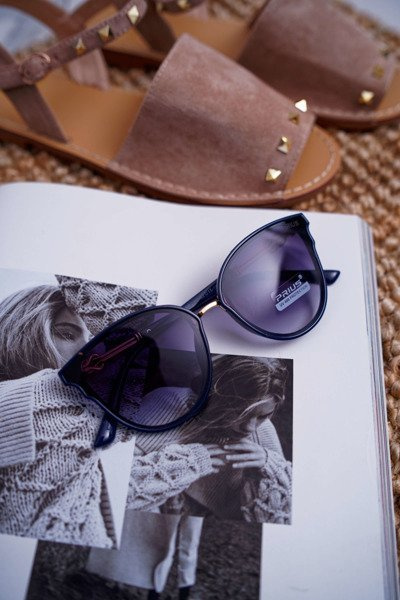 Prius PR-V06 Transparent Sunglasses Navy Blue