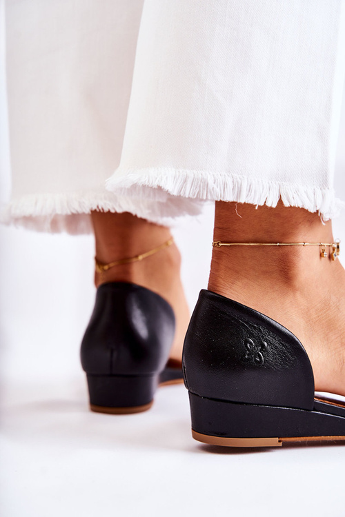 Leather Sandals Maciejka 1971-63 Black