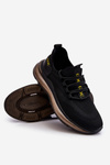 Buty Sportowe Wsuwane Męskie Czarne GOE LL1N4024 