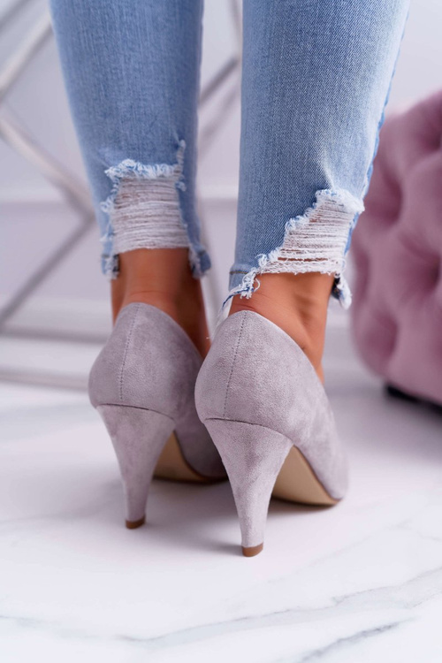 Women's Sergio Leone PB139 Grey Felice pumps