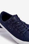 Men's Low Textile Sneakers Big Star LL174076 Navy Blue