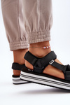Women's Platform Sandals Lee Cooper LCW-24-05-2753L Black
