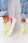 Women's Sports Shoes On The Platform Lu Boo White