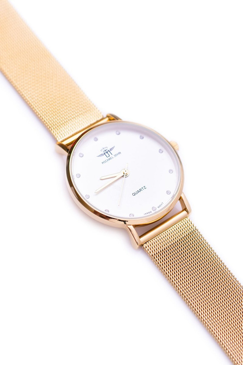 Michael John Women's Gold Watch Bracelet Ferrou