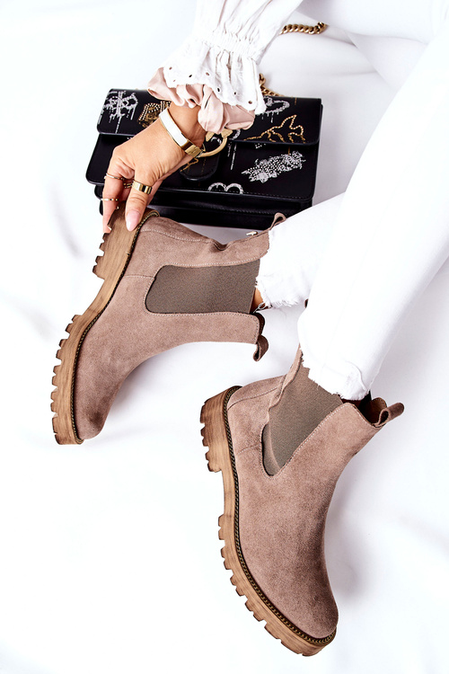 Leather Chelsea Boots Nicole Brown Brace