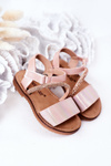 Children's Sandals With Sequins Pink Blake