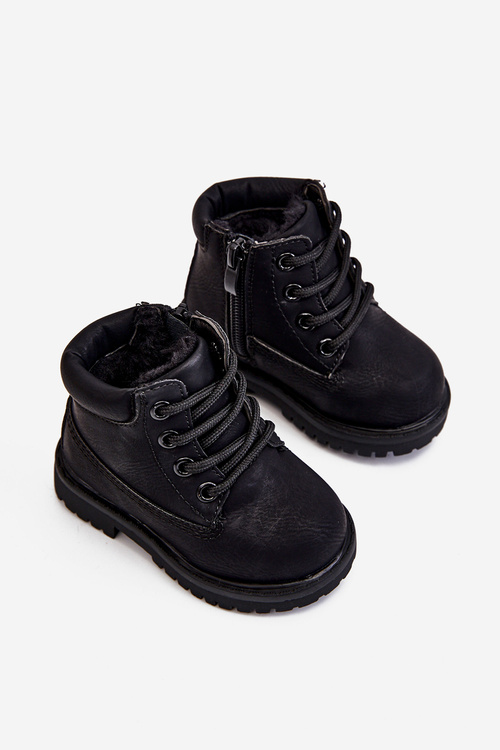 Kids' Insulated Black Trapper Boots Dexter