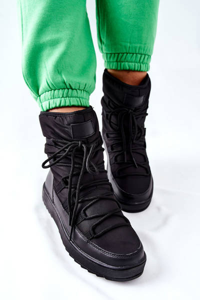 Women's Snow Boots Black Cironeus